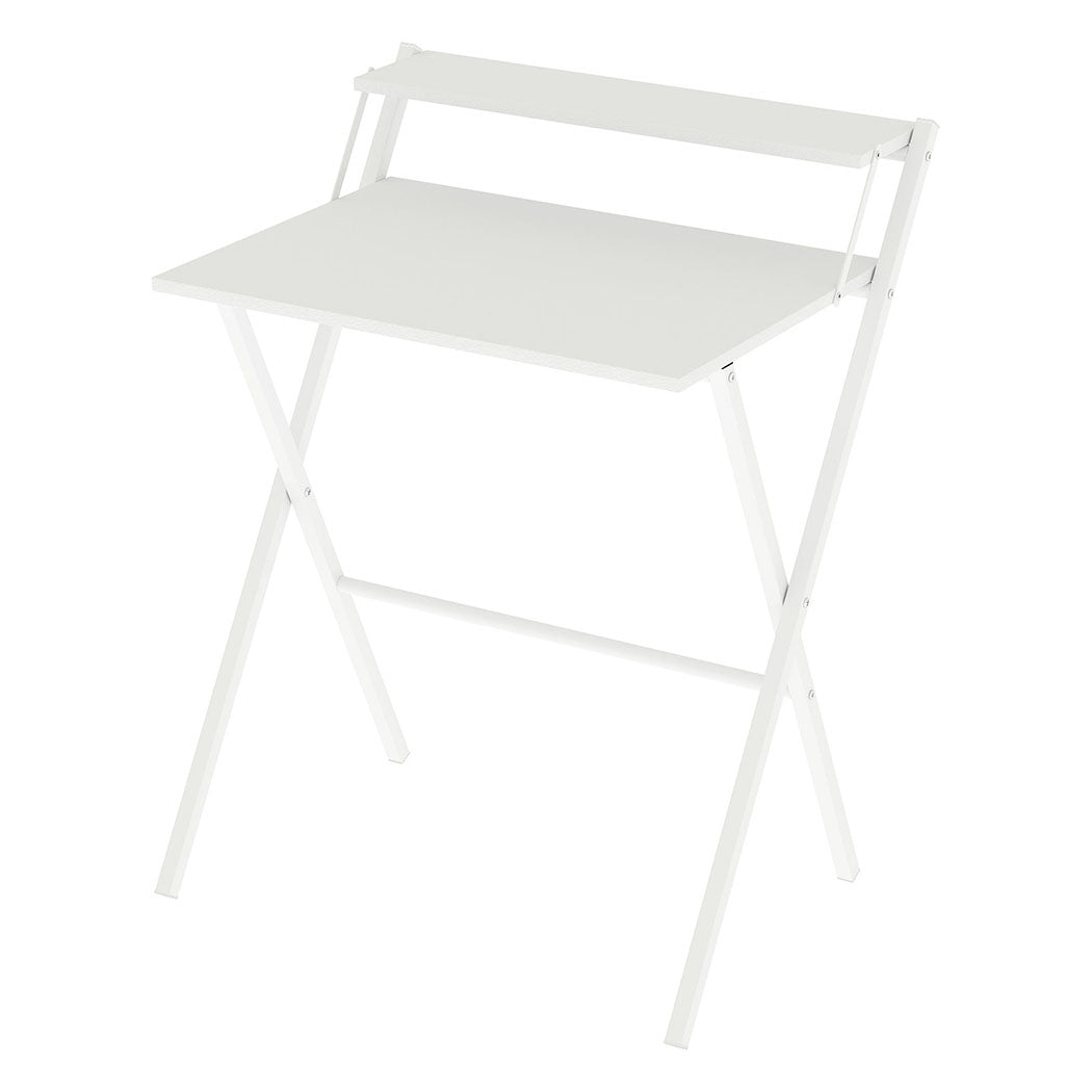 Levede Foldable Computer Desk Office Study Desk White