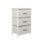 Levede Chest of 3 Drawers Bedside Table Beige