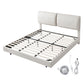 Levede Floating Bed Frame With RGB LED Light Headboard Base Platform King