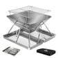 Levede Folding BBQ Portable Charcoal Grill 2-IN-1