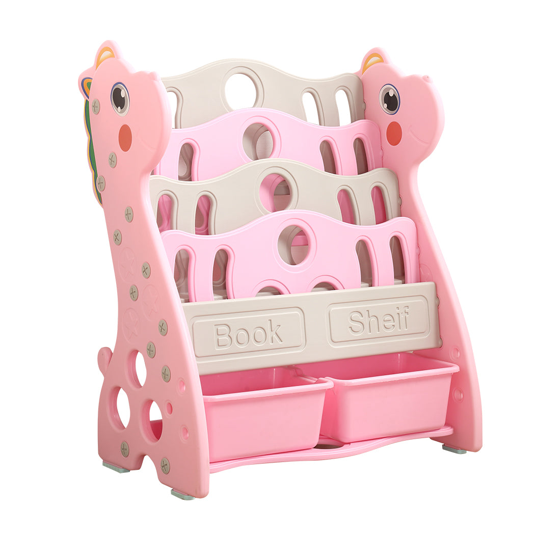 BoPeep Kids Bookshelf Bookcase Magazine Pink