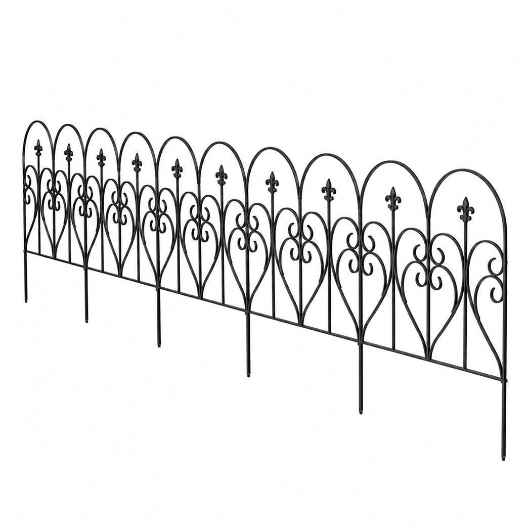 Mountview Decorative Garden Fence 5-Panel Animal Barrier Flower Edging Border