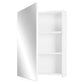 Levede Bathroom Mirror Cabinet Wall Mounted 45cm Adjustable Shelves White