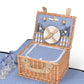4 Person Picnic Basket Baskets Set Outdoor