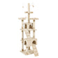 PaWz Cat Tree Scratching Post Scratcher Beige