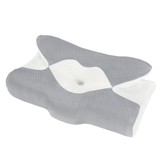 DreamZ Cervical Pillow Memory Foam Ergonomic Cooling Neck Pain Relief Grey