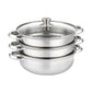 TOQUE Stainless Steel Steamer Meat Vegetable
