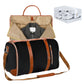 Slimbridge Garment Bags 2 in 1 Hanging Suit Bag Black