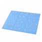 PaWz Dog Cooling Mat 90x60cm Self Gel Pad Breathable Crate Comfort for Home Blue