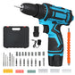 Traderight 12V Cordless Drill Kit 2.0Ah with 74pcs Set