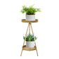 Levede Plant Stand 2 Tiers Outdoor Indoor Gold Medium