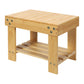 Levede Bamboo Step Stool Small Bedside Stool Non-Slip Footrest Storage Chair