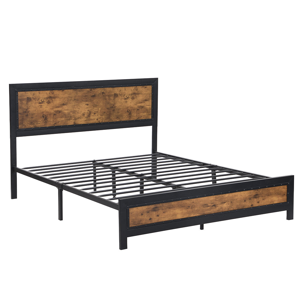 Levede Metal Bed Frame Mattress Base Double
