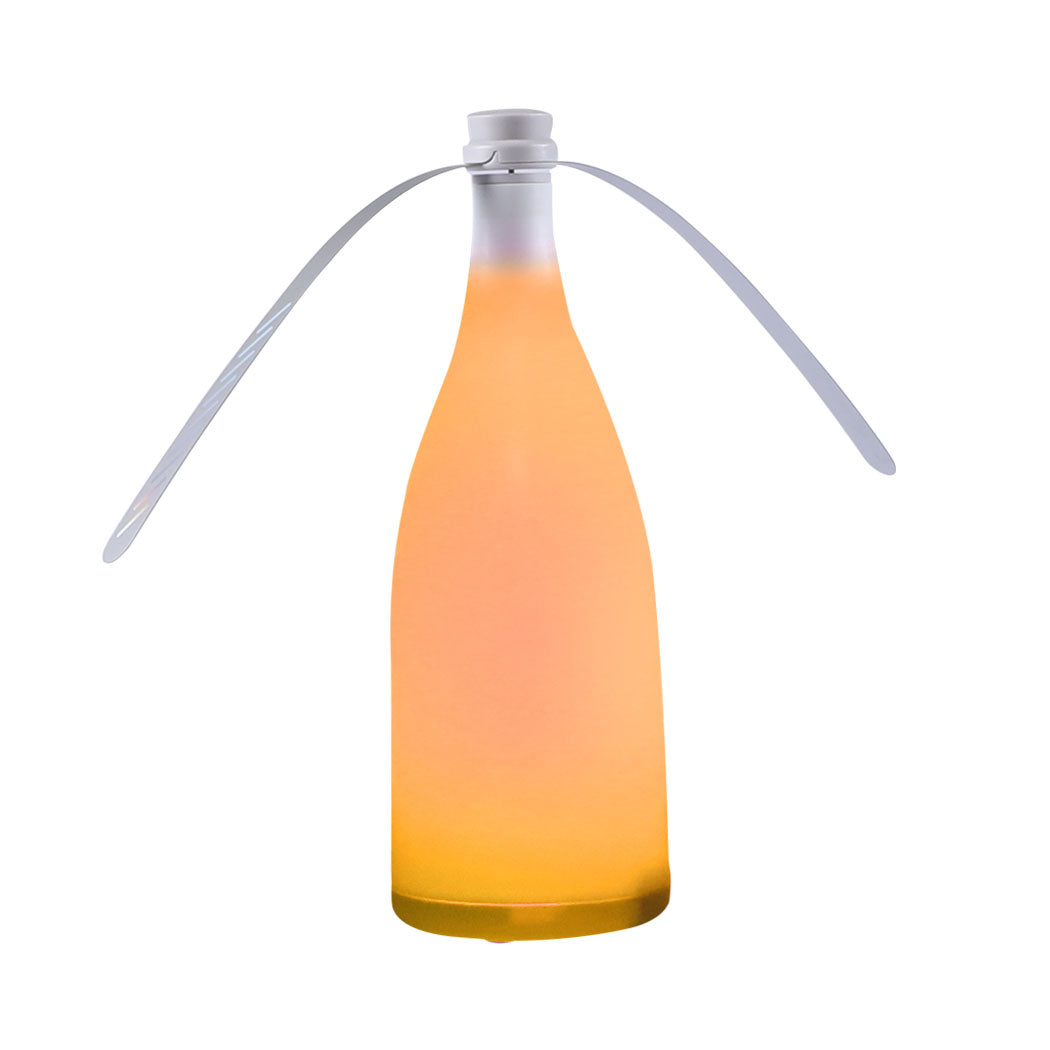 Lambu LED Repellent Fly Fan Entertaining Orange