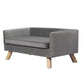 PaWz Pet Sofa Bed Dog Warm Soft Lounge Grey
