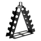 Centra Dumbbells Rack 5 Pair Dumbbell Stand Home Gym Storage 80kg Capacity