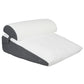 Dreamz Memory Foam Wedge Pillow Bed Back Neck Support Leg Raiser Cushion