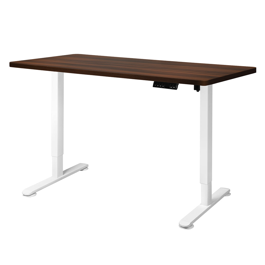 Levede Motorised Standing Desk Adjustable 140cm Walnut 1000x 1MM