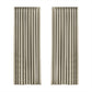 Marlow 2XBlockout Curtains Chenille 132x250 Coffee