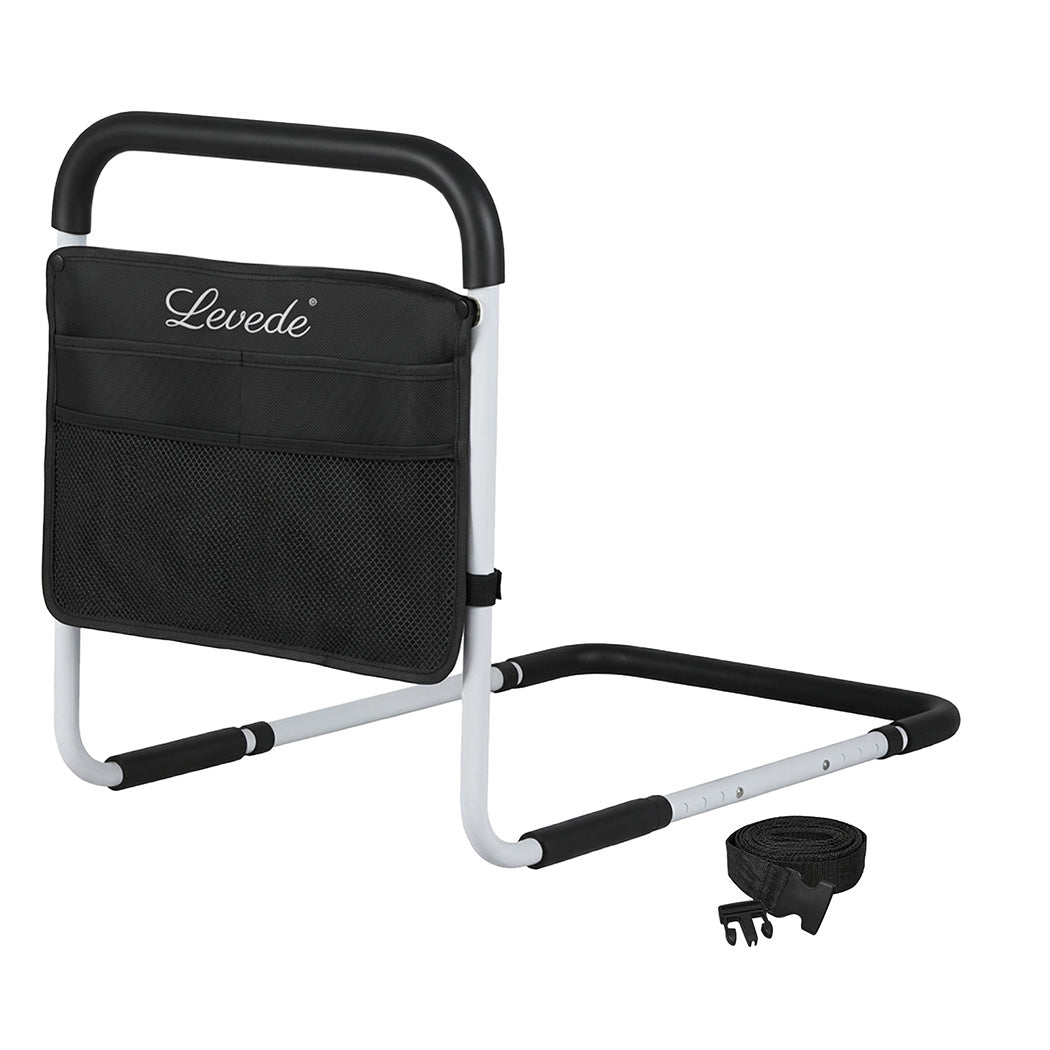 Levede Bed Rail Safety Bed Assist Rail Grab Handrail Adjustable Elderly Antislip