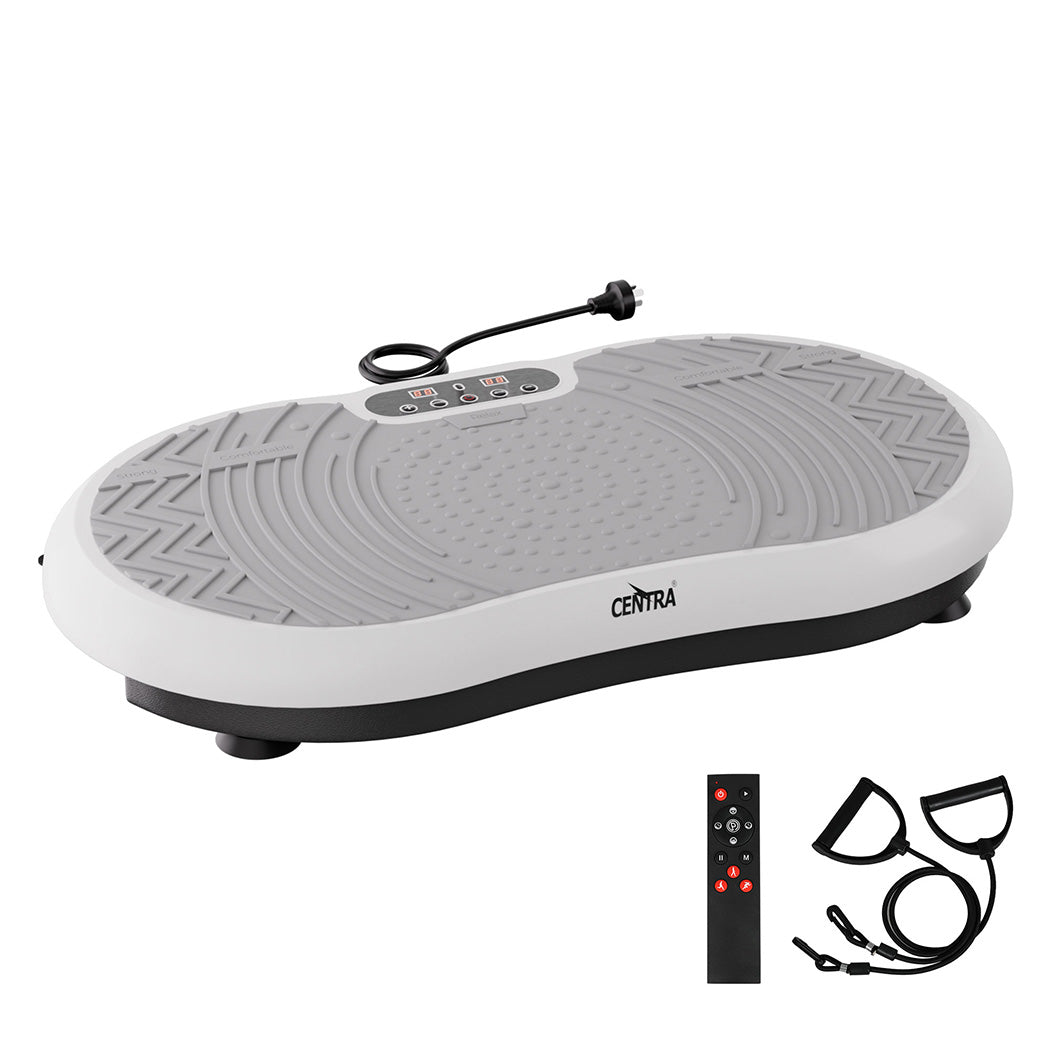 Centra Vibration Plate Train Exercise Machine White