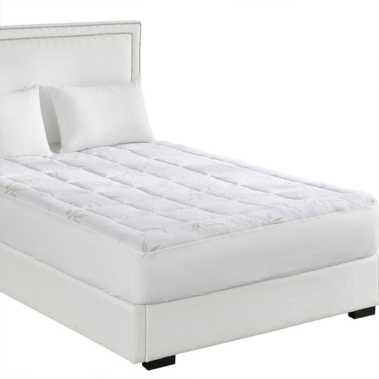 Dreamz Bamboo Pillowtop Mattress Topper Double