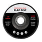 Traderight Flap Discs 125mm 5" Zirconia 1x20mX3 60SQM