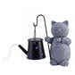 Emitto Cat Garden Statue Solar Lantern Outdoor Weatherproof Gift Decor LED Light