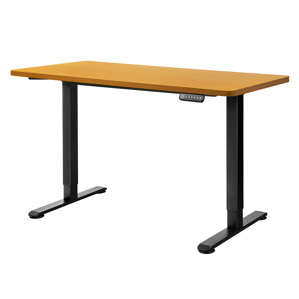 Levede Motorised Standing Desk Adjustable 120cm Natural 800x 1.5MM