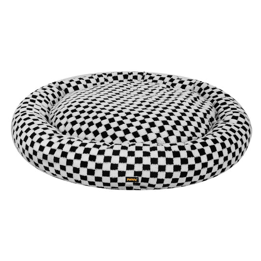 Pawz Circular Plush Dog Cosy Bed Calming Pet Plush Bed
