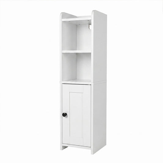 Levede Bathroom Cabinet Storage Slim Organiser Toilet Paper Storage 78.5cm White