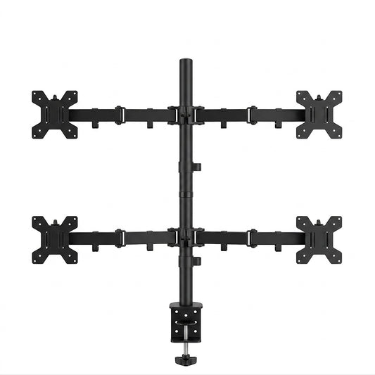 Levede Quad Monitor Arm Stand 10-27" Screens Desk Mount Adjustable Swivel Arms