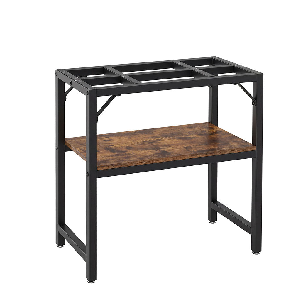 Levede Fish Tank Stand Aquarium Rack 20 Gallon 272kg Metal Living Room Black