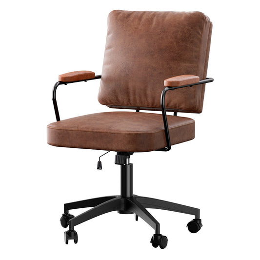 Levede Office Arm Chair Leather Executive Chairs