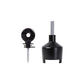 Traderight Electric Fence Insulators 120pc Ring Insulators PP+PE Black