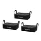 Slimbridge 3PCS Camping Canvas Storage Black