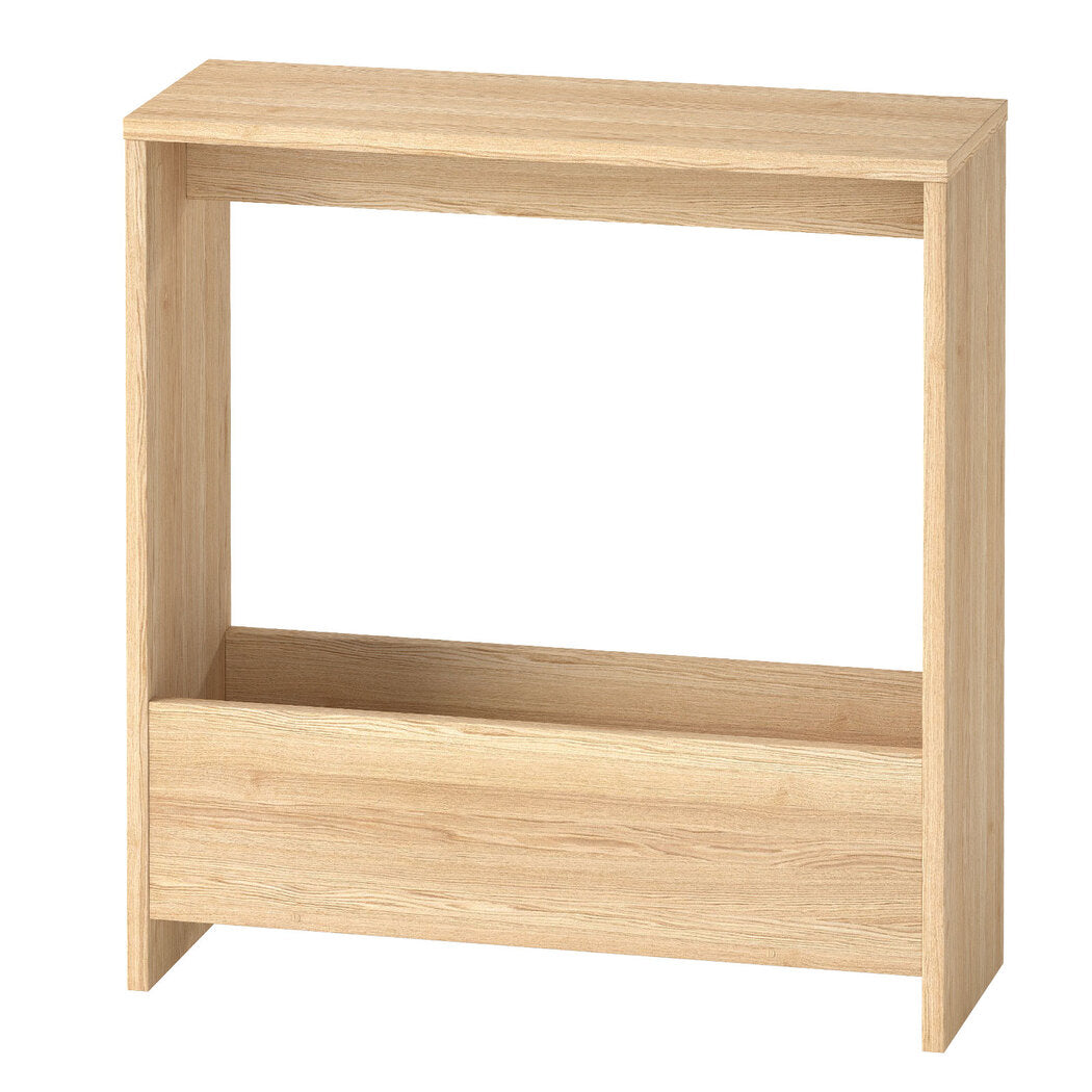 Levede Side Table with Magazine Rack Small End Table