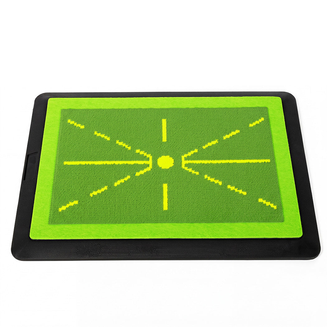 Centra Golf Hitting Mat Swing Path Feedback Rubber Base Indoor Practice Green