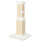PaWz Cat Scratching Post 83cm Tall Sisal with Stable Base for Large Adults White