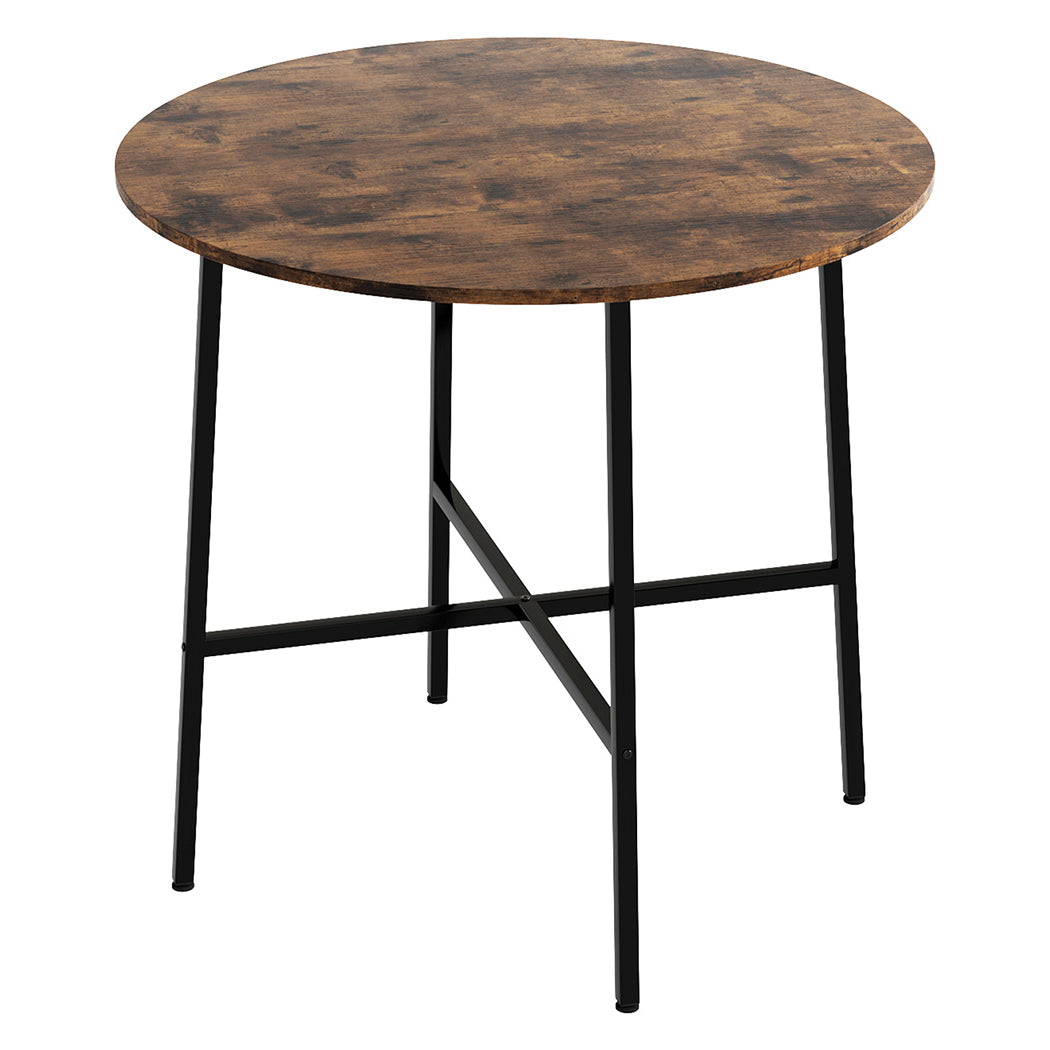 Levede Dining Table Round Kitchen 4 Person Coffee 80cm