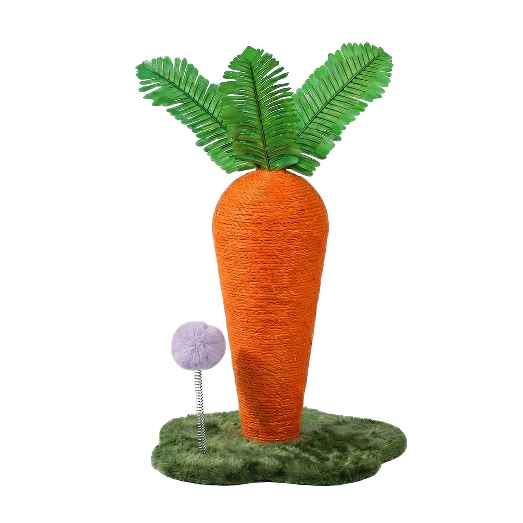 Pawz Cat Scratching Post Cute Carrot Scratching Post