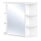 Levede Bathroom Mirror Cabinet Wall Storage Adjustable Shelf Bedroom White