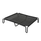 Pawz Elevated Dog Bed L Breathable Mesh Cooling for Indoor Outdoor Black