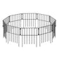 Mountview 10 Pcs Garden Fence Border Rustproof Metal