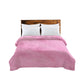 DreamZ 320GSM 220x240cm Ultra Soft Mink Pink Queen