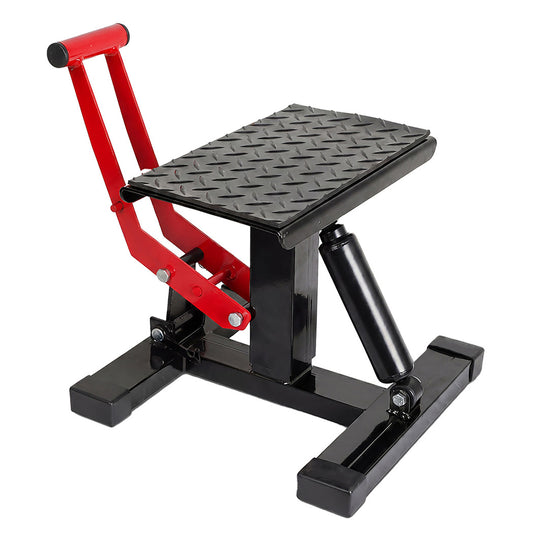 Monvelo Dirt Bike Lift Stand Hydraulic Motorcycle Jack 400kg 360° Platform