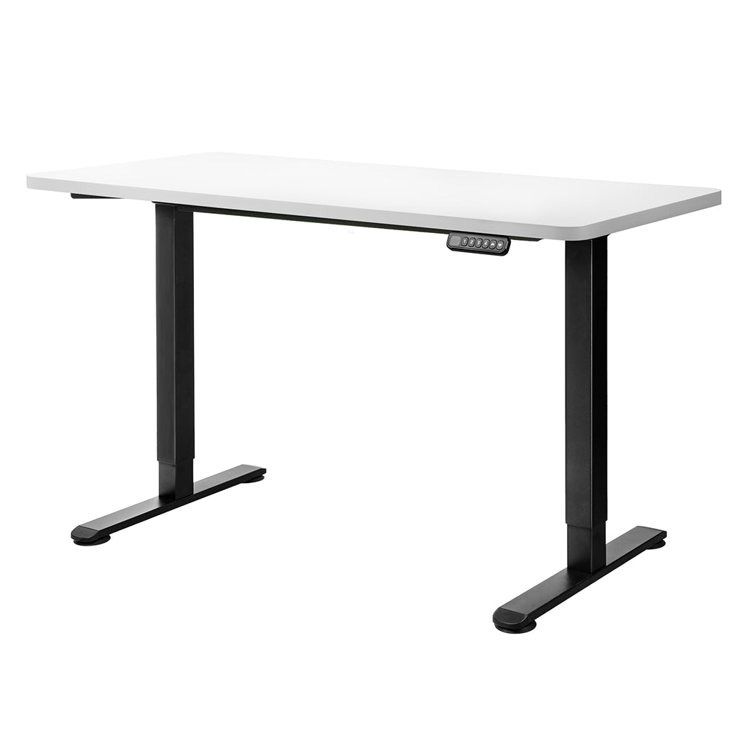 Levede Motorised Standing Desk Adjustable 140cm White 1000x 1MM
