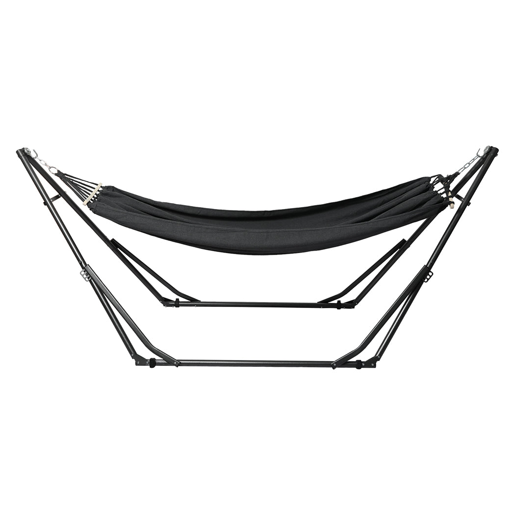 Mountview Foldable Hammock Hanging Chair with Stand Portable 3 Gear Adjustable