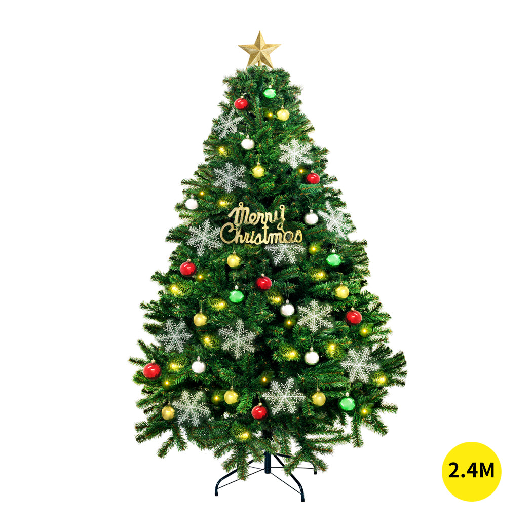 SANTACO Christmas Tree 2.4M 8Ft Xmas 2.4 Meter