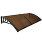 Mountview Window Door Awning Outdoor 1M X 2.4M Brown 1x2.4M